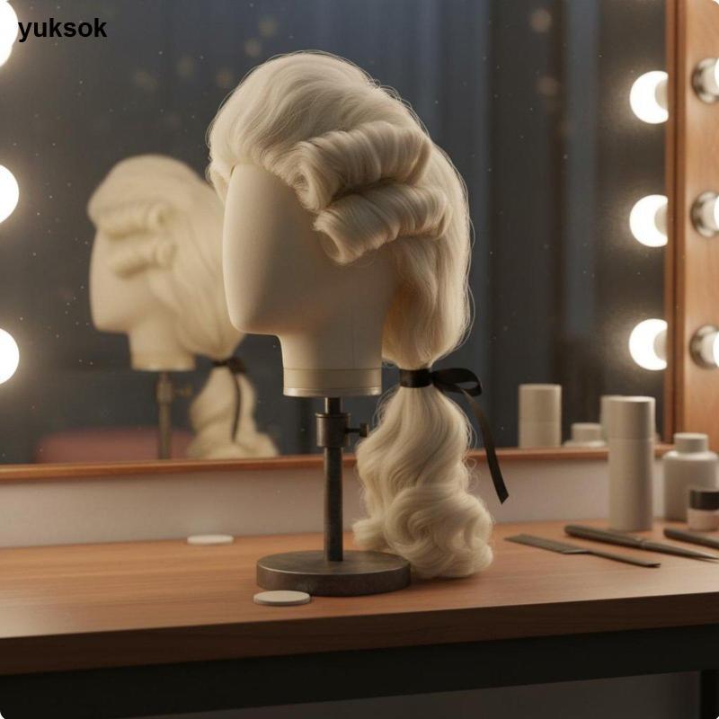 [yuksok] พบพ่อ Hairpiece Breathable Mesh Barrister Hairpiece Beige
