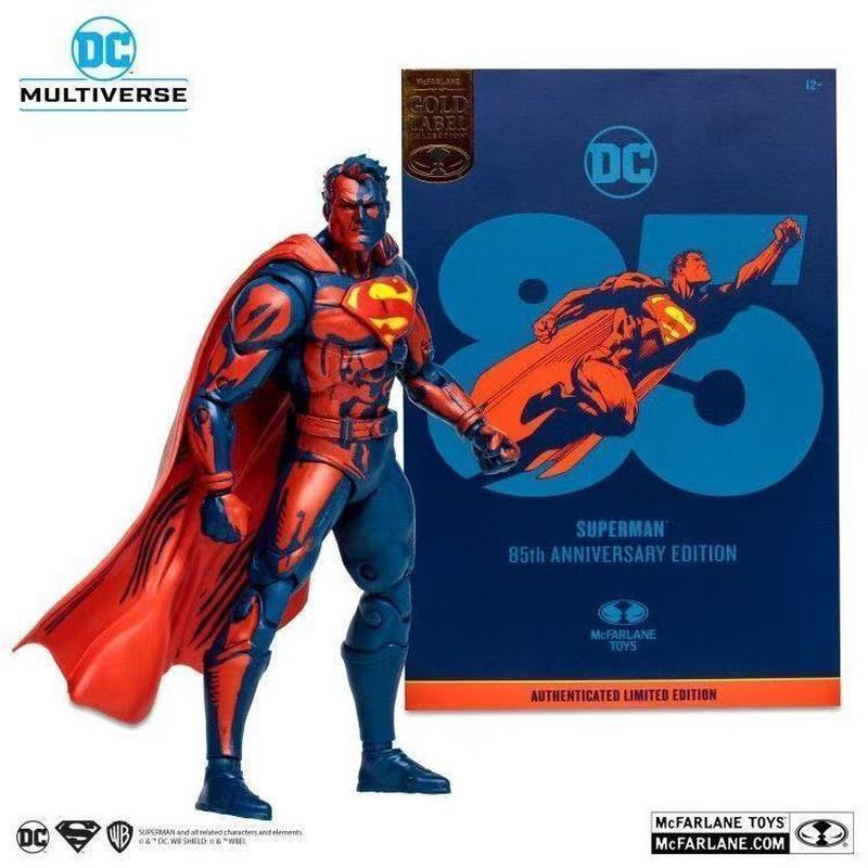 McFarlaneand DC Gold Label 85th Anniversary Superman 30th Anniversary Knight Meteorite Batman