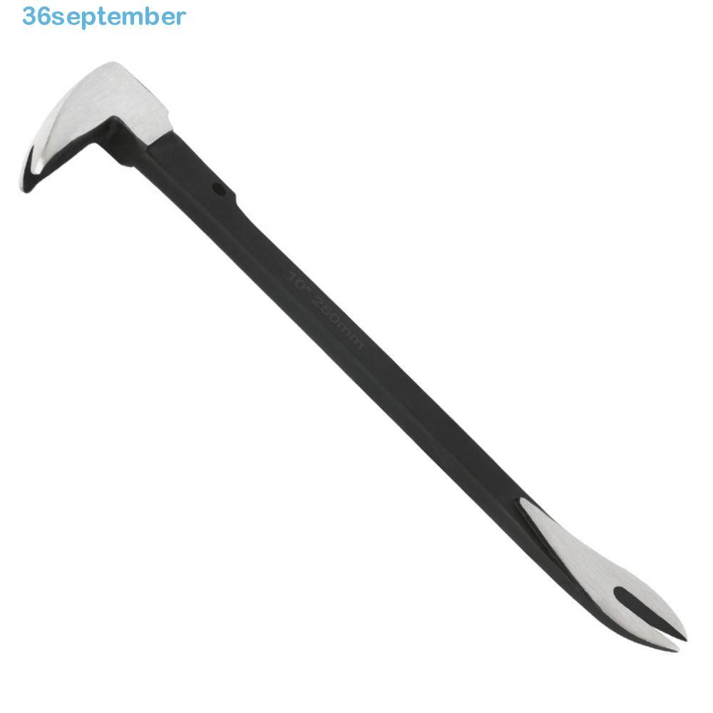 SEPTEMBER ที่ดึงเล็บ, Pry Bar ความแข็งสูงเล็บ Extractor, แบบพกพา Antirust เหล็กคาร์บอน 10 "8" Remove