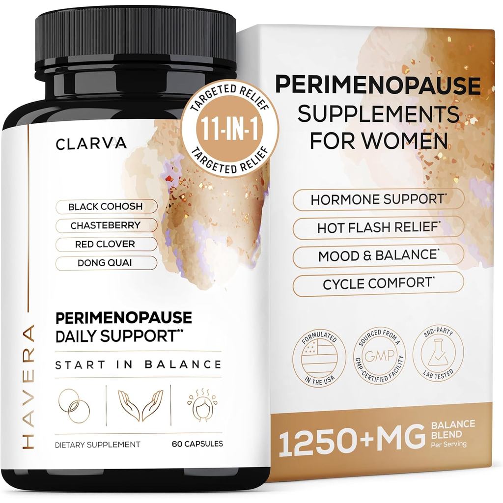 อาหารเสริม Menopause หญิง-Menopause หลายอาการบรรเทา Cradience, Night Sweat, ความคล่องอารมณ์และ Sleep