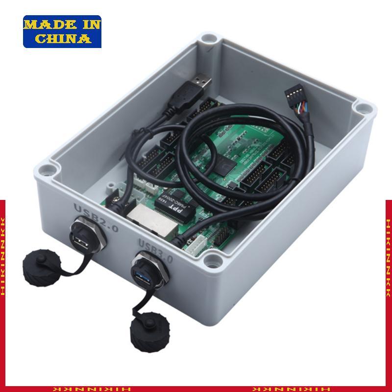 HIK USB 2 0 3 0 ซ็อกเก็ตชายกับหญิงสายต่อ IP67 แผงกันน้ํา Mount Connector สายไฟ