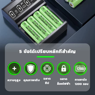 1.5V AA /AAA 3800mAhแบตเตอรี่อัลคาไลน์แบบรีชาร์จ,ของแท้แบตเตอรี่แบบรีชาร์จได้, แบตเตอรี่แบบรีชาร์จพร้อมเครื่องชาร์จ