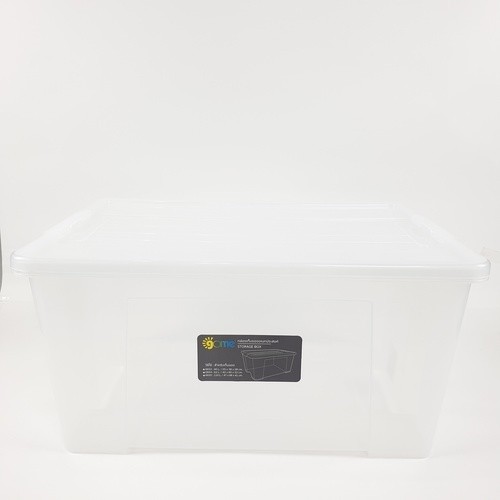 GOME กล่องอเนกประสงค์ 40L ขนาด 39x58.5x28cm. รุ่น 6653 สีใส ยืนหนึ่งในไทย