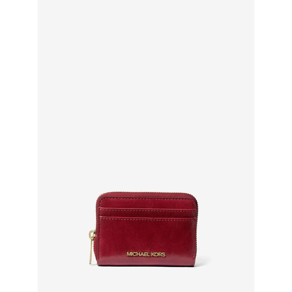 Jet Set Travel Medium Zip Around Card Case in Cherry (35F5GTVD6Y)