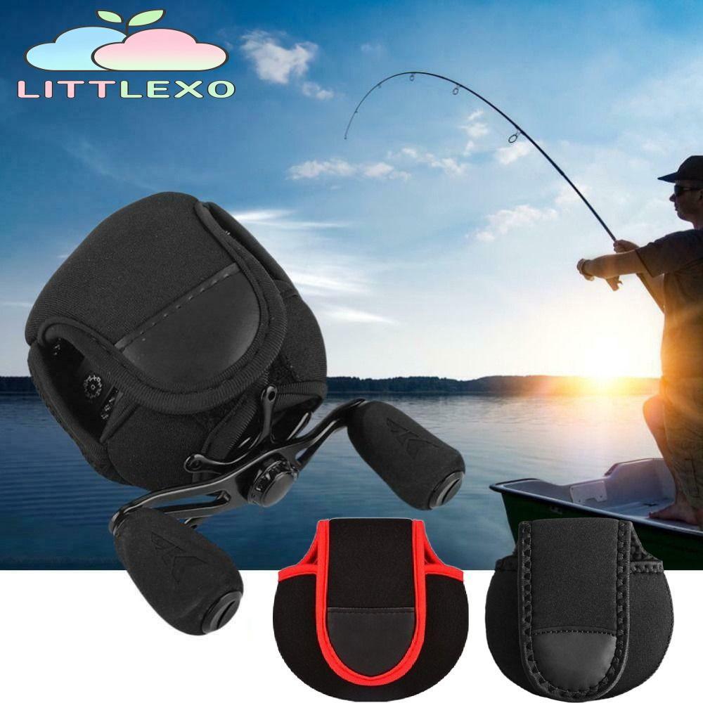 LITTLEX กระเป๋ารอกตกปลา,กระเป๋าเก็บกลองอุปกรณ์เสริม Spinning Fishing Reel Cover,เครื่องมือสําหรับRod Reel Baitcasting Reelฝาครอบป้องกันล้อตกปลาป้องกัน