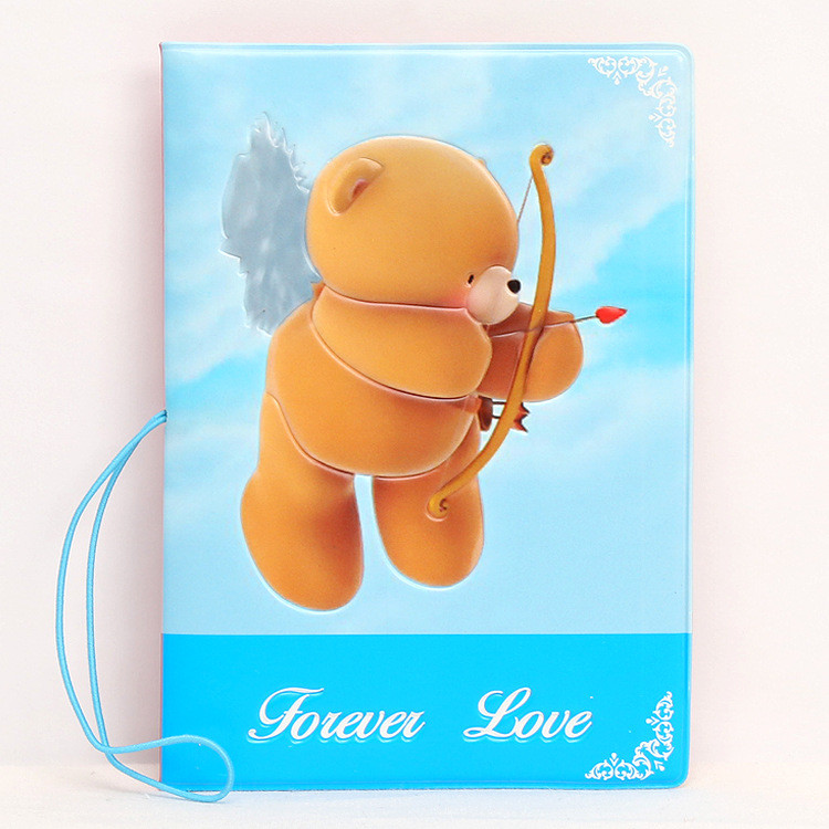 BB Bear Document Protective Case Passport Passport Holder Cross-Border Travel Abroad Passport Holder