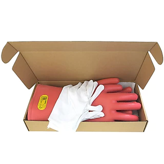 ถุงมือกันไฟฟ้าดูด CLASS 1 (7,500 Volt) THORNE & DERRICK CATU (1 pair)