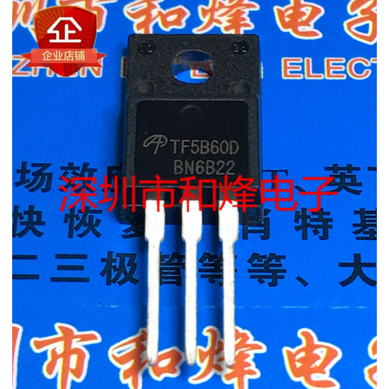 10 ชิ้น TF5B60D AOTF5B60D TO-220F 600V 5A วิทยุ triode