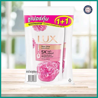 Lux ครีมอาบน้ำลักส์ 350มล. ((ถุงเติม1+1))