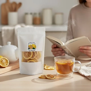 🍋 เลมอนอบแห้ง เลม่อนฝาน 🍋 ขนาด 50 กรัม 🍋 บรรจุถุงซิป 🍋 Dried Lemon 🍋