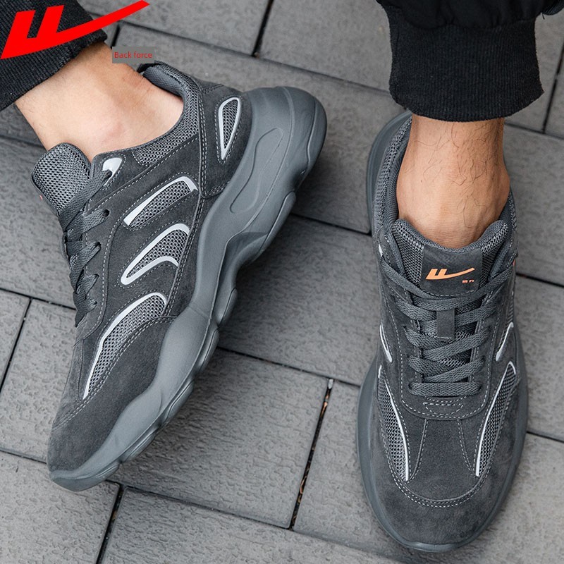 รองเท้าเพิ่มความสูง nea sport หนา Soled ฤดูใบไม้ผลิฤดูใบไม้ร่วงสไตล์ใหม่สบายๆสวมใส่ Anti-Slip รองเท้