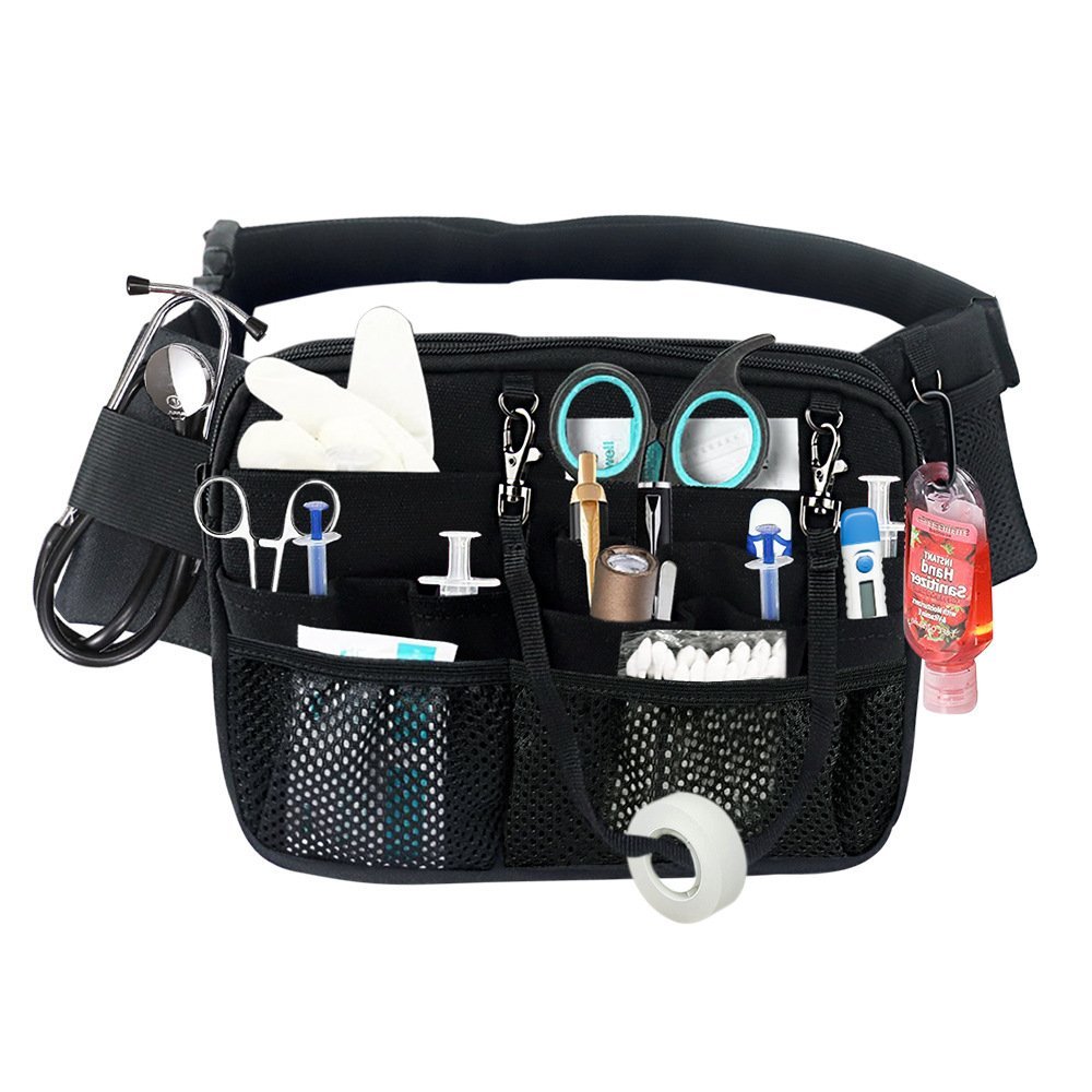 Multifunctional Medical Waist Bag Oxford Cloth Medical Supplies Tool Bag Infusion Nurse Bag Nylon Cr