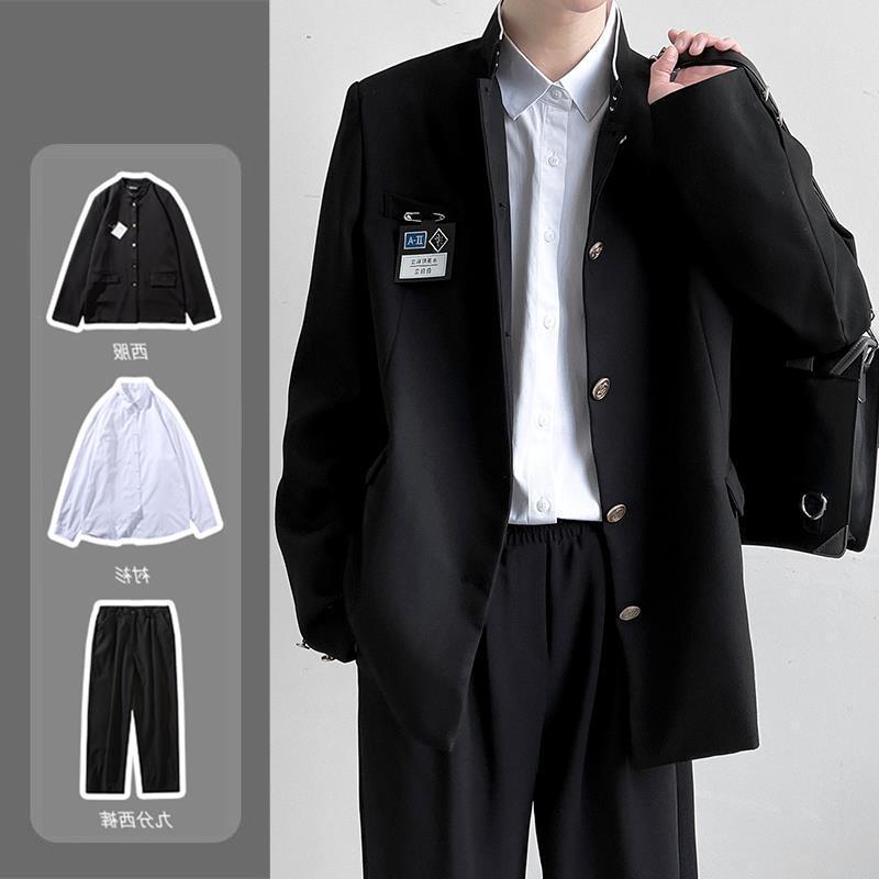 Jk Hot-Blooded College Uniform Suit Men Women Class Uniform Jacket Chinese Mountain Suit DK Suit Spo