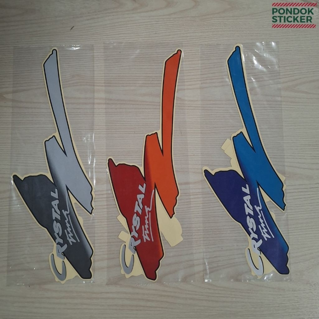 สติ๊กเกอร์แถบ Suzuki CRYSTAL TUNE 1993 สติ๊กเกอร์ Mulya