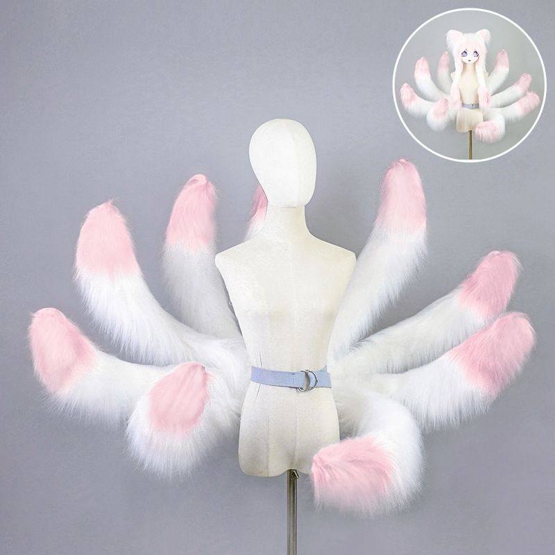 LOL阿 fox fox Tail door fox fox Tail door doorbell nipple Tail plugs LOL Ali Nine-tailed Fox Tail Com