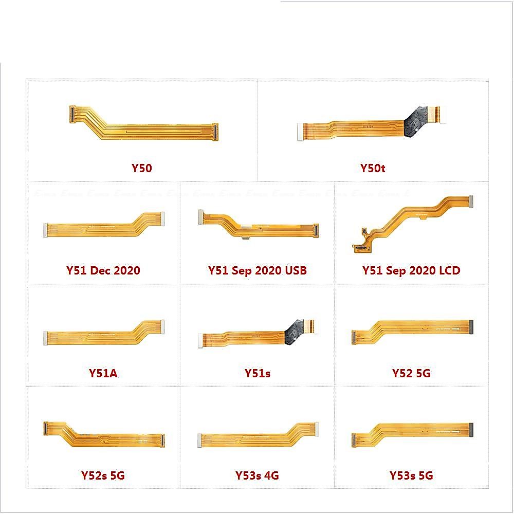 บอร์ดหลักการเชื่อมต่อเมนบอร์ดจอแสดงผล LCD Flex Cable Parts สําหรับ Vivo Y50 Y50t Y51 Dec Sep 2020 Y5