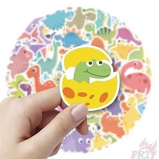 ❉ Q Dinosaur Series 01 Stickers ❉ 60Pcs/Set DIY Fashion Decals Doodle Stickers