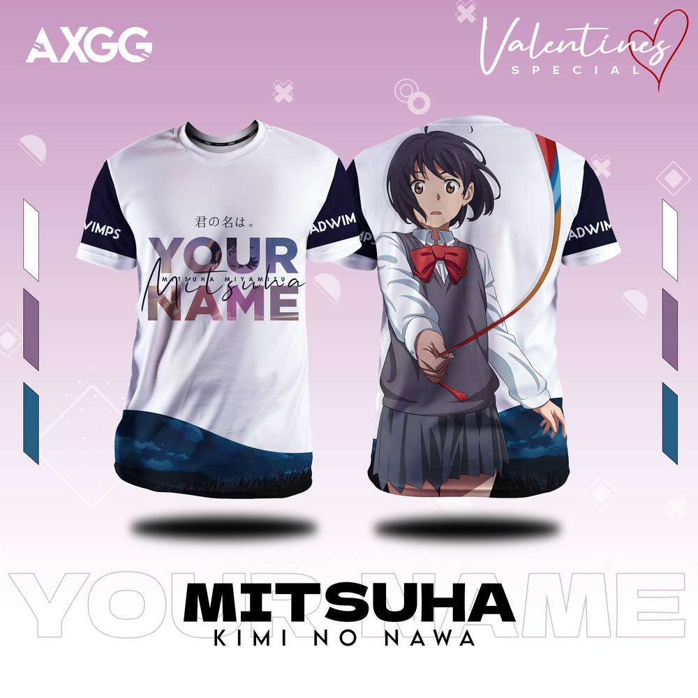 Axgg " Kimi No Nawa " - เสื้ออนิเมะวาเลนไทน์