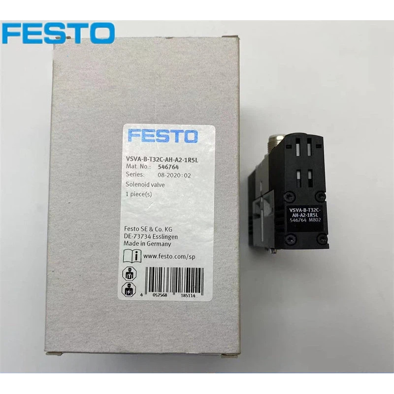 FESTO FESTO โซลินอยด์วาล์ว พร้อมส่ง VSVA-B-T32C-AH-A2/A1-1R5L 546764 534552VSVA-B-P53E-A1-1R3546691