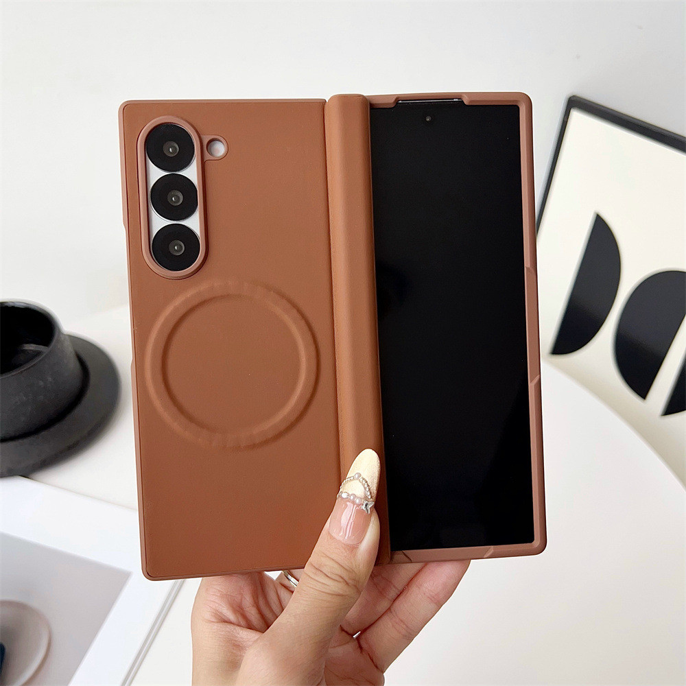 LUKEN เคสโทรศัพท์มือถือ Samsung zfold7 FOLD6 เคสอย่างเป็นทางการแบบพับได้ฟิล์มรวมเคสป้องกันการตกแบบรว