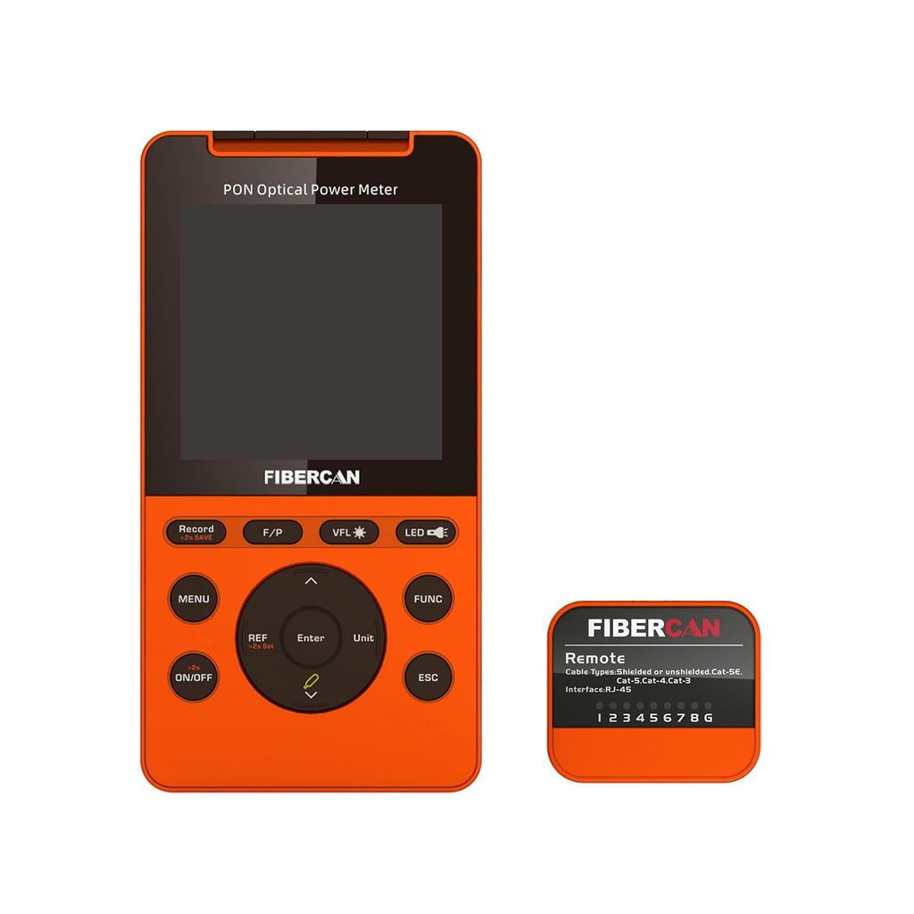PON Optical Power Meter,1310/1490/1550nm Ultra-Thin PON Network Detection Online Fiber Tester ONU OL