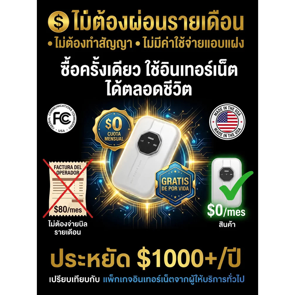 CODขายดีพกพา ไวไฟ ไร้สาย/พกพา ฮอตสปอต