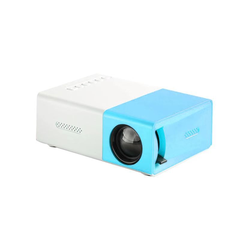 YG300 โปรเจคเตอร์ Home HD Smart Mini แบบพกพา lcd ภาพและเสียง lcd โปรเจคเตอร์ 6XUM