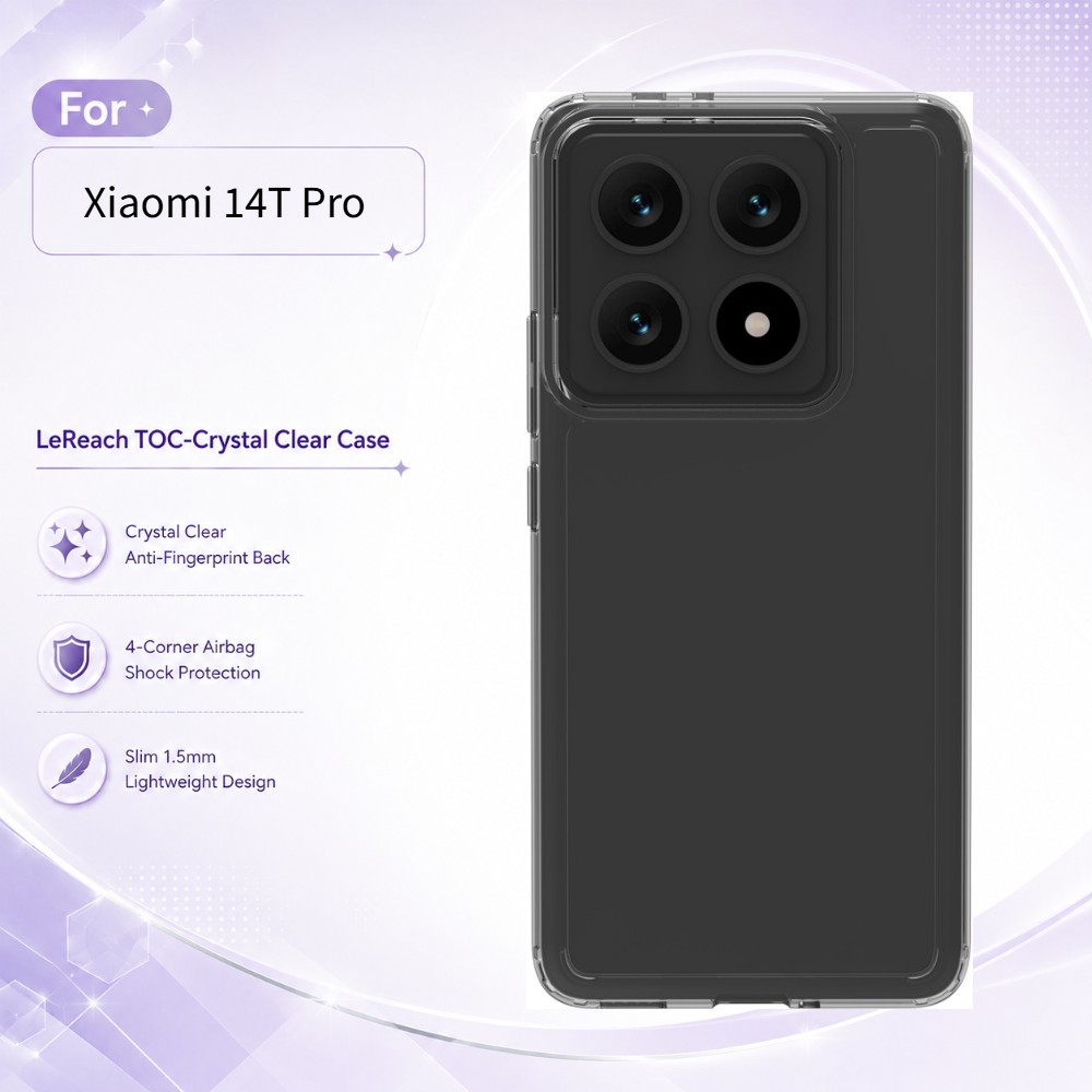 เคสใส สำหรับ Xiaomi 14T Pro โปร่งใส ป้องกันสีเหลือง CA1000