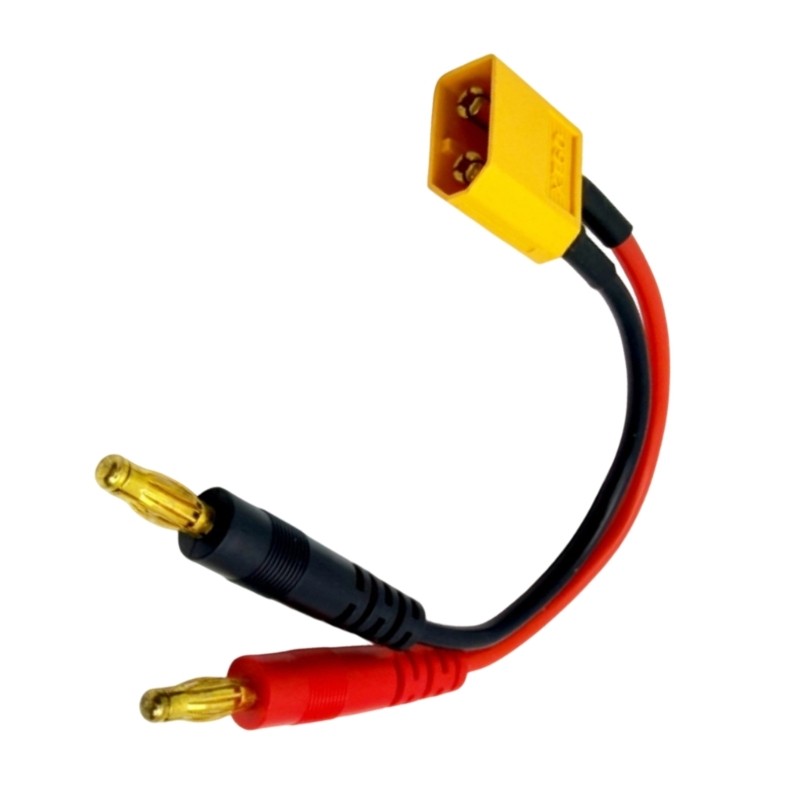 Moon 16AWG 60 ถึง Banana Plug Charge Wire สําหรับการเชื่อมต่อเครื่องชาร์จระยะไกล