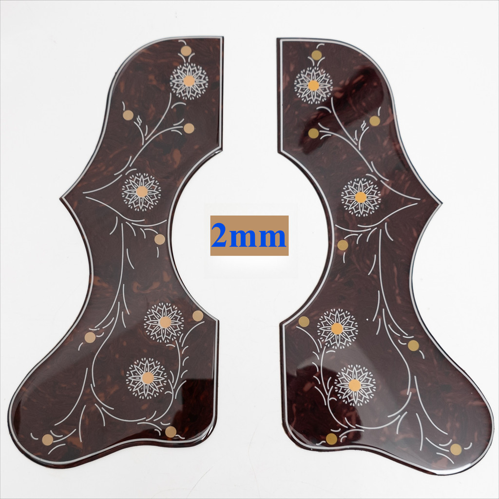 1 PCS หนา 2.0 มม.GIbson J200 SJ200 กีตาร์ Pickguard self-กาวสําหรับ Gibson Scratch แผ่นกีตาร์อะไหล่