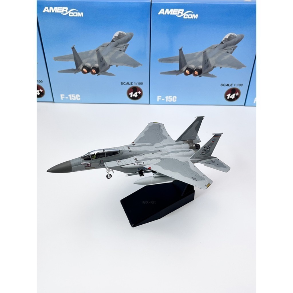 Pandon Hobby PD1M Amer 1/100 F15 US Army F-15 ทหาร Fighter จําลอง Static สําเร็จรูปผลิตภัณฑ์เครื่องบ