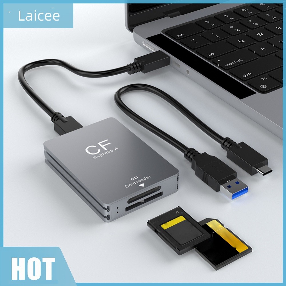 [Laicee.th] 2-in-1 CFexpress Type A & SD Card Reader CF Express Card Reader Type A Adapter รองรับ An