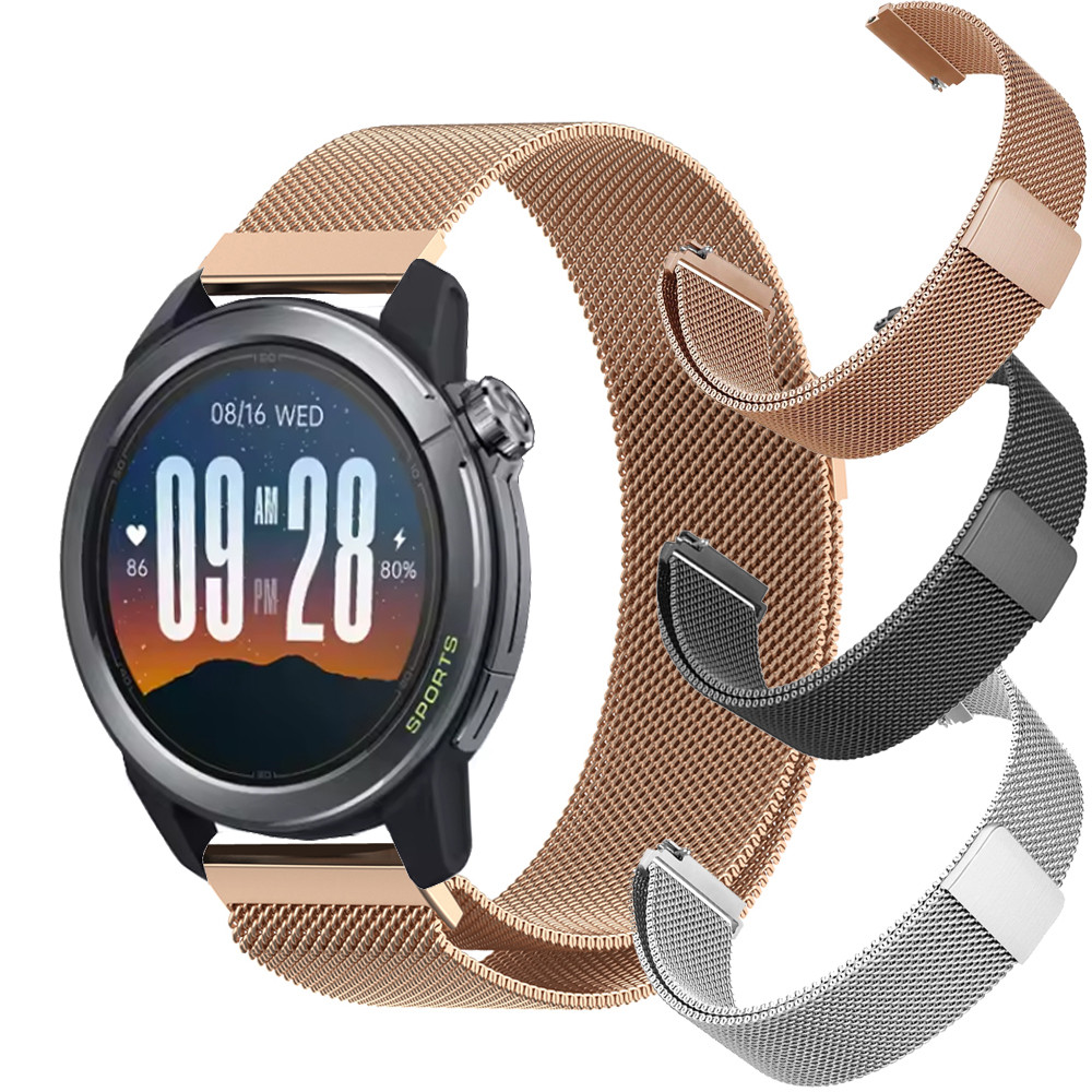Mibro GS Active 2 สายสแตนเลสสําหรับ Mibro GS Active2 สมาร์ทวอท์ชเปลี่ยนสร้อยข้อมืออุปกรณ์เสริม