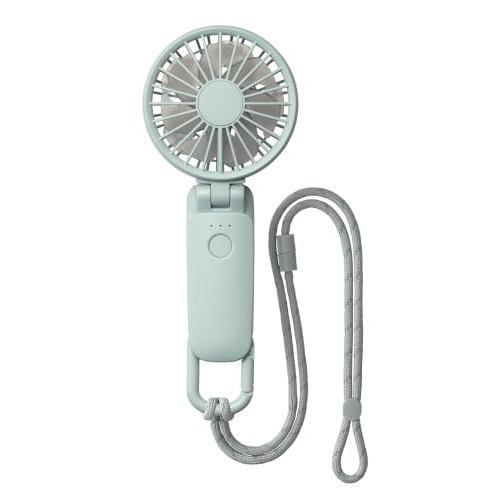 [Direct from Japan]Rhythm (RHYTHM) พัดลมมือถือ Handy Fan 2025 Silky Wind Mobile 3.2 สีฟ้าอ่อน Light 