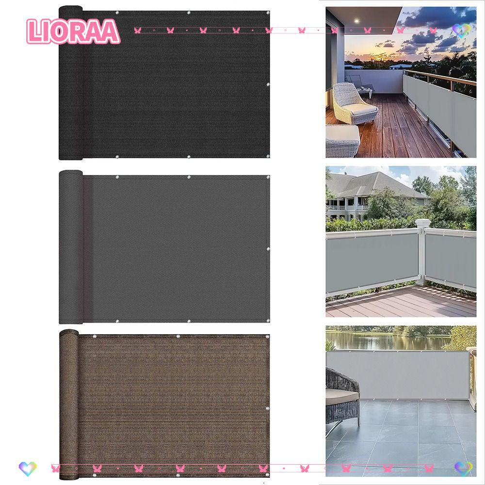 ลิโรร่า‌A Sun Shading Sails, 3/5/6M กันน้ําระเบียง Shade ผ้า, Thicken ระเบียงความเป็นส่วนตัวหน้าจอผ้