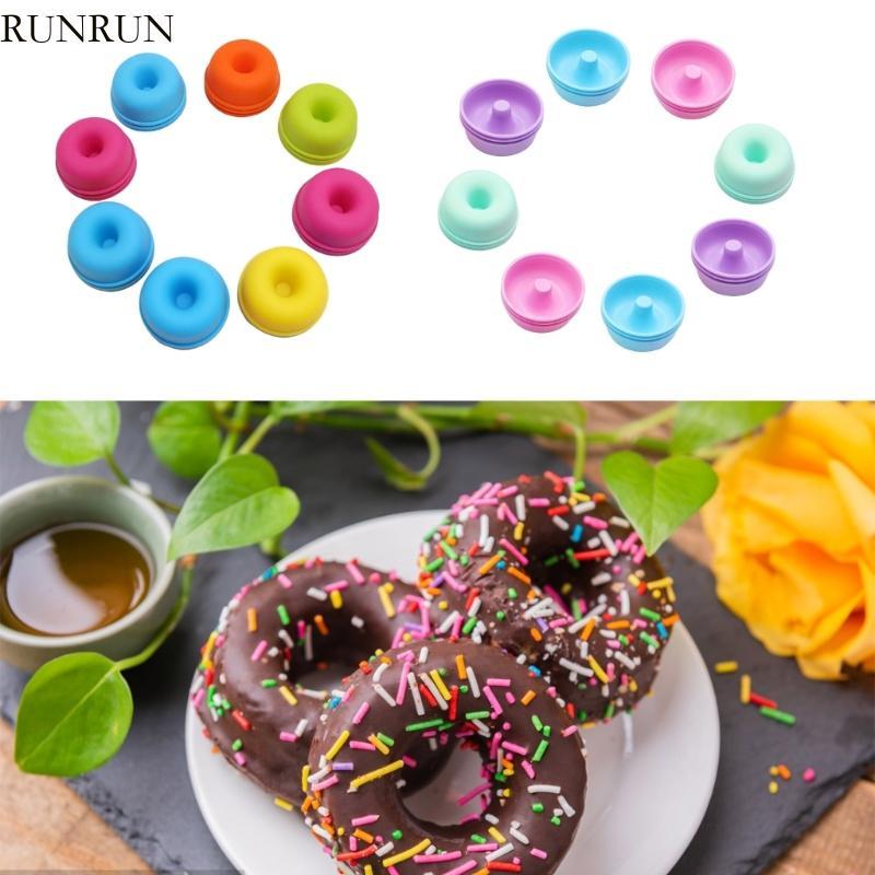 RUN 24 ซิลิโคน Cupcake กรณีความร้อน Bakewares Nonstick อุปกรณ์เบเกอรี่