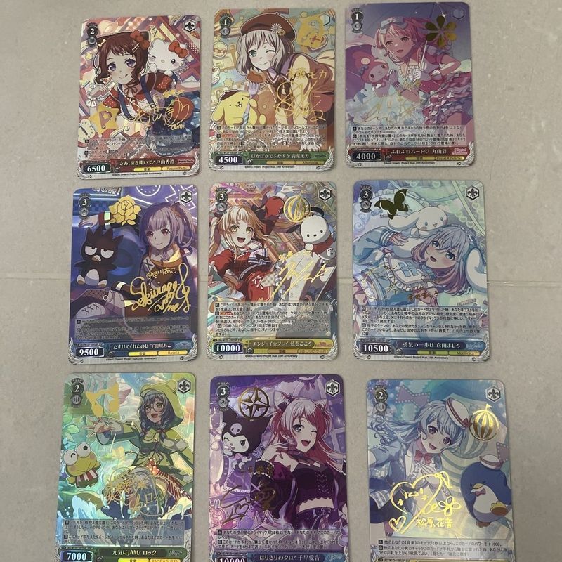 BanGDream Sanrio Kaori Toyama Uda Chuanba Aoba Mocha Maru wsdiy แฟลชการ์ด