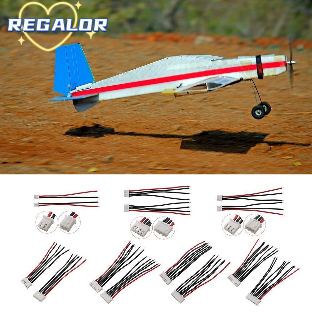 REGALOR0G สายไฟ, 1S 2S 3S 4S 5S 6S 7S 22AWG RC Lipo แบตเตอรี่ Balancer ปลั๊กชาร์จ, สายซิลิโคน 2.54 ม