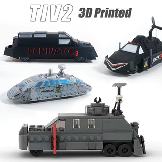 TIV2 Storm Intercept รถ Building Block DIY รุ่น 3D พิมพ์ Dorothy Storm Chaser รถจอแสดงผลเครื่องประดับ