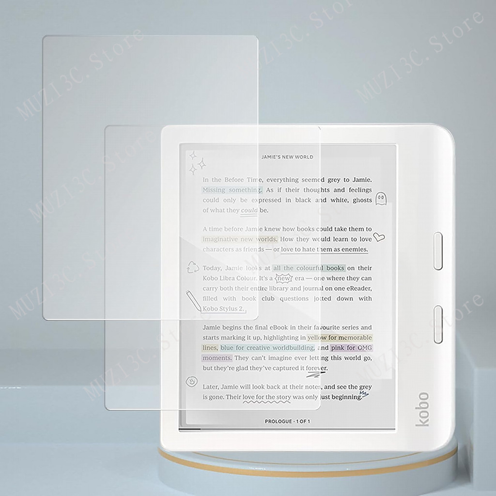 2-Pack Anti-Glare Matte Screen Protector สําหรับ Kobo Libra สี 7 "N428 N418 Libra 2 Libra2 Libra H2O