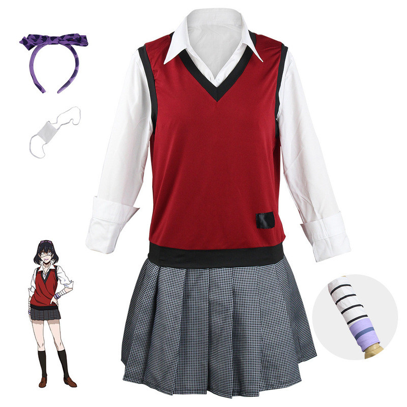 ชุดคอสเพลย์ Kakegurui, ชุดคอสเพลย์ Shinozuma no Moe, ชุดคอสเพลย์นักเรียน JK, อนิเมะ, มีสินค้าในสต็อก