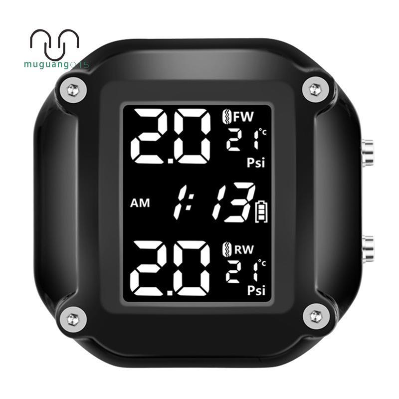 [ลดราคา MM]Tpms Motorcycle Electric Vehicle Tyre Pressure Monitor Detection System High
