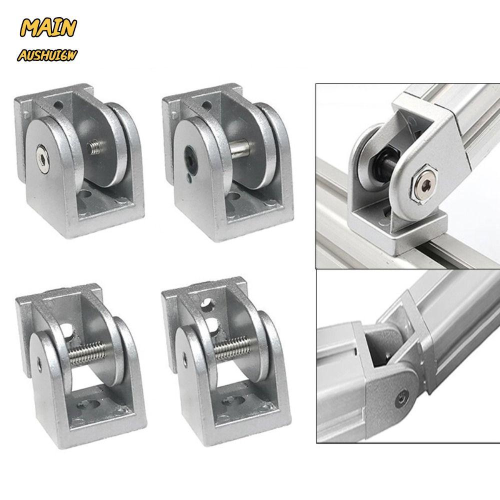 MAINAUSHUI6W ขั้วต่อบานพับ, สังกะสีอัลลอยด์ปรับบานพับ Pivot Joint Connector, ยืดหยุ่น Pivot อลูมิเนี
