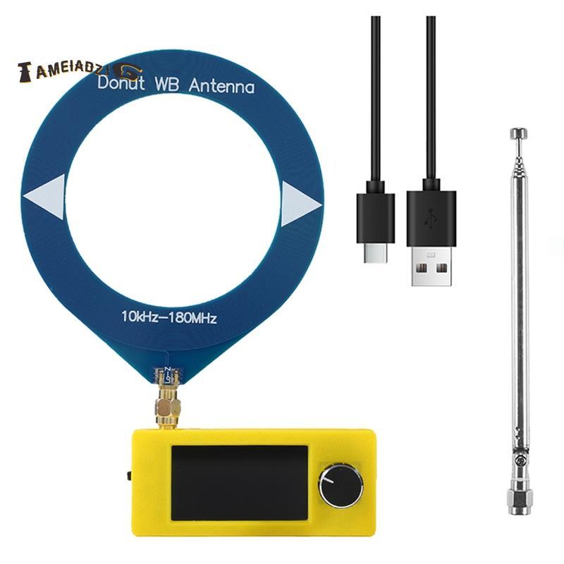 [คุณภาพ T]SI4732 ตัวรับสัญญาณวิทยุขนาดเล็ก + 2 ประเภทเสาอากาศ 10-180Mhz แบบพกพา 1.9 นิ้วจอแสดงผลวิทย