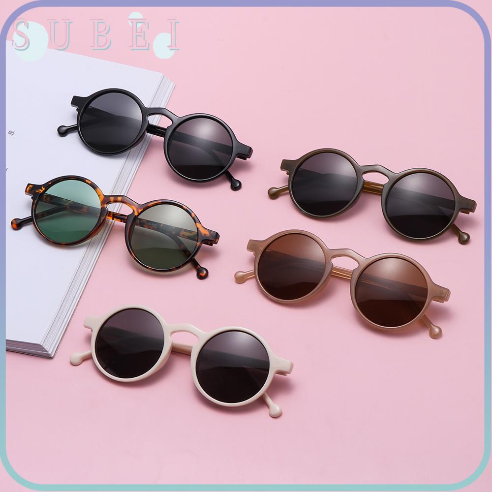 SUKAA Leopard Black Glasses Small Frame แฟชั่นสไตล์เกาหลี UV400 Vintage Sun Glasses