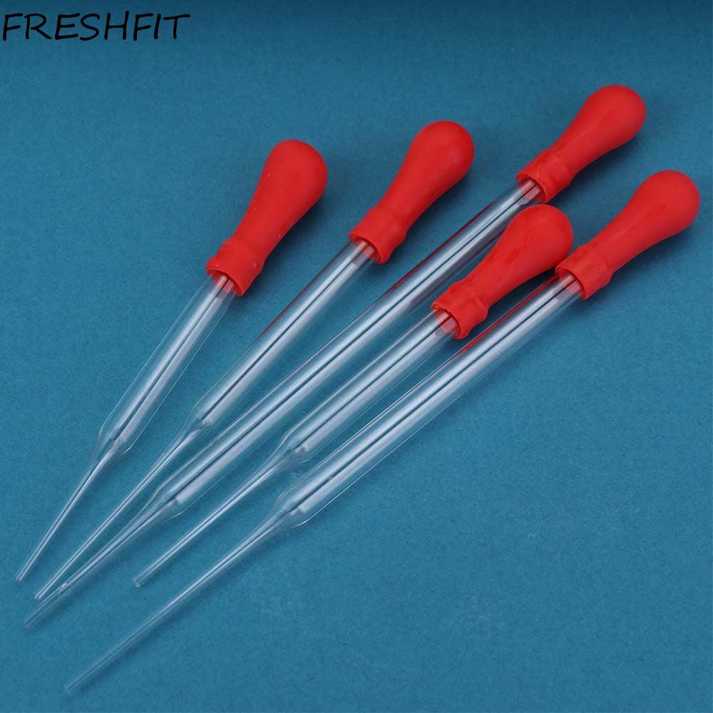 FRESHFIT แก้ว Dropper การทดลองเคมี Frameless Lab อุปกรณ์โปร่งใสการสอนยา Dropper