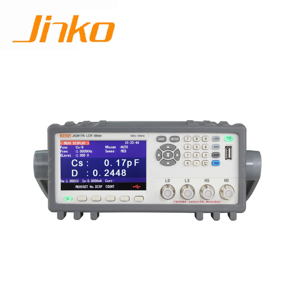 XBEM ใหม่ขนาดกะทัดรัดคุ้มค่าดิจิตอล LCR Meter JK2817N Lcr Meter 50 Hz ~ 100 kHz LCR Bridge Tester