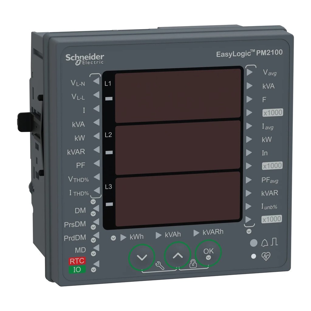 J3X2 Schneider METSEPM2125C2DI2RO PM2000 พลังพารามิเตอร์วัด