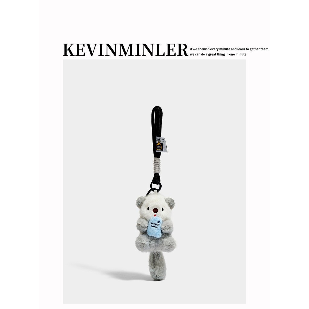 M Original Cute Plush Otter พวงกุญแจกระเป๋าจี้ตุ๊กตาของขวัญวันเกิด XV0P
