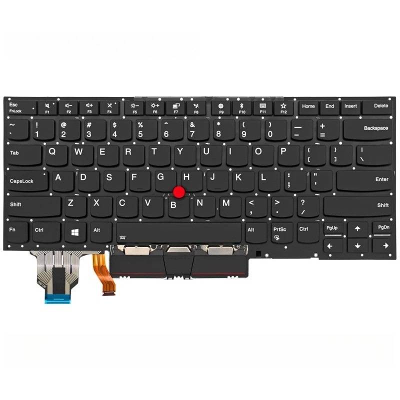 Lenovo ThinkPad X1 Carbon 7th Gen 2019 คีย์บอร์ด X1C 2019 US